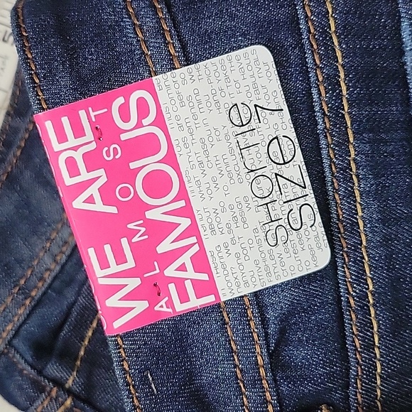 NWT Almost Famous Distressed Denim Shorts - Picture 5 of 10